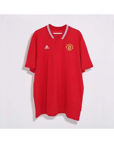 adidas Manchester United Dna Polo - Red