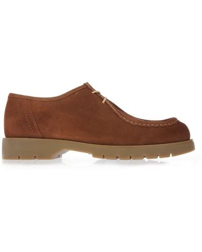 Kleman Pandror Suede Tyrolean Shoes - Brown