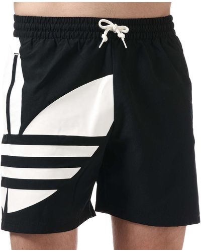 adidas Originals Big Trefoil Swim Shorts - Black