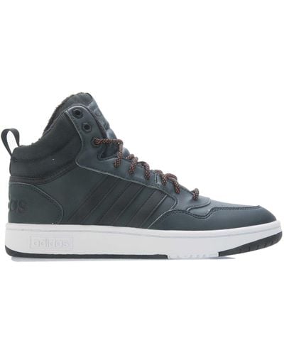 adidas Hoops 3.0 Mid Winterized Trainers - Blue