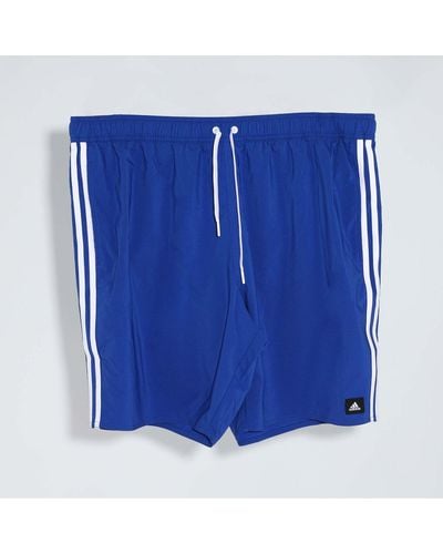 adidas 3 Stripes Swim Shorts - Blue