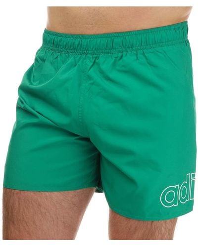 adidas Logo Swim Shorts - Green