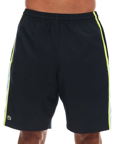 Lacoste Colourblock Panels Lightweight Shorts - Blue
