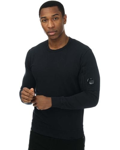 C.P. Company Light Fleece Sweatshirt - Black