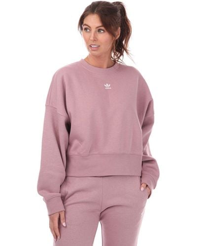 adidas Originals Adicolor Essentials Fleece Sweatshirt - Purple
