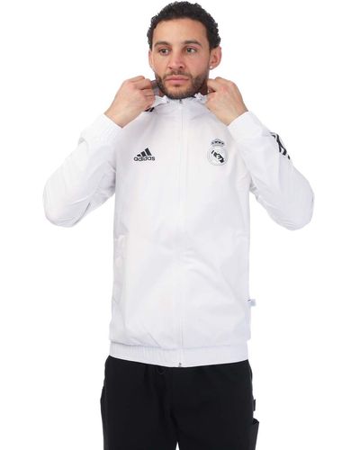 adidas Real Madrid 2022/23 All Weather Jacket - White