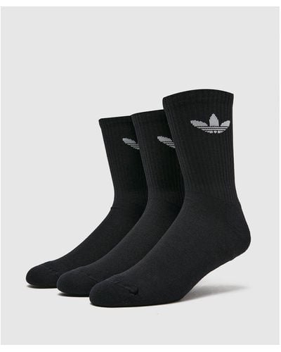 adidas Originals 3-pack Cushioned Trefoil Crew Socks - Blue