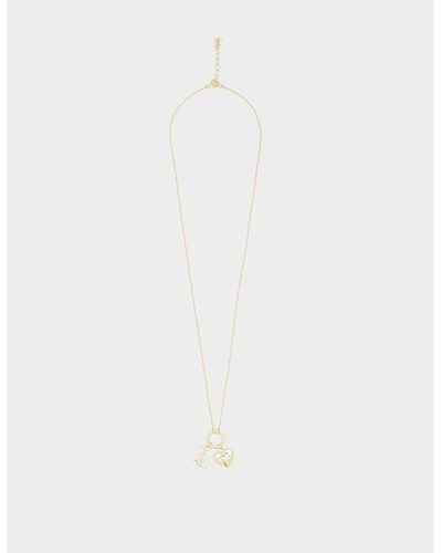 Juicy Couture 18c Lucy Necklace - White