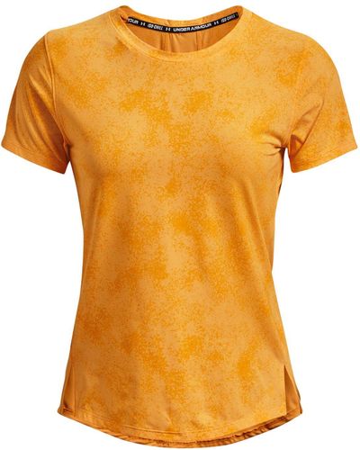 Under Armour Ua Iso-chill Run T-shirt - Orange