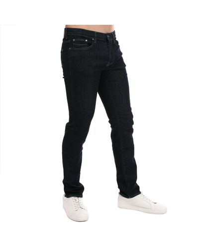 Ted Baker Doww Rinse Denim Straight Fit Jeans - Black