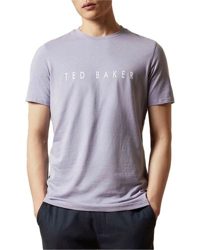 Ted Baker Broni Branded T-shirt - Purple