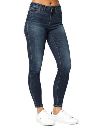 ONLY Wauw Mid Rise Skinny Jeans - Blue
