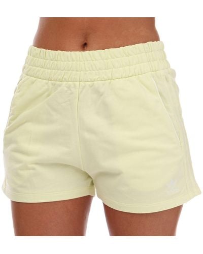 adidas Originals Tennis Luxe 3-stripes Shorts - Yellow