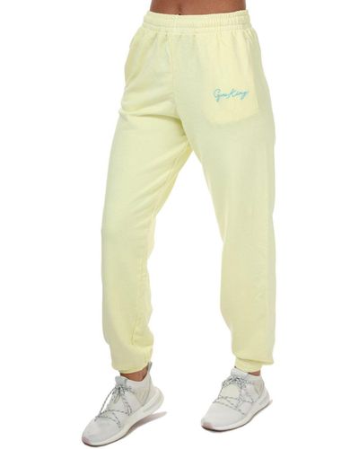 Gym King Ambition Jog Trousers - Yellow