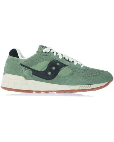Saucony Shadow 5000 Vintage Trainers - Green
