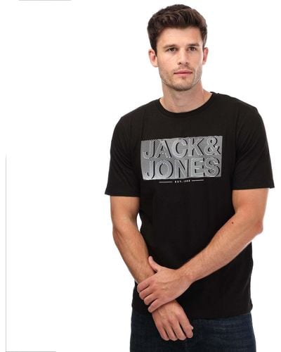 Jack & Jones Peter Crew Neck T-shirt - Black