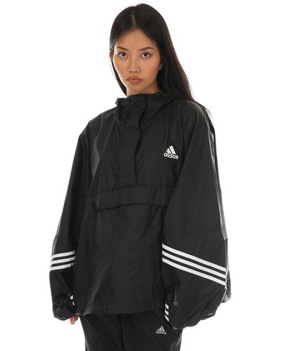 adidas Anorak Wind Rdy Hooded Jacket - Black