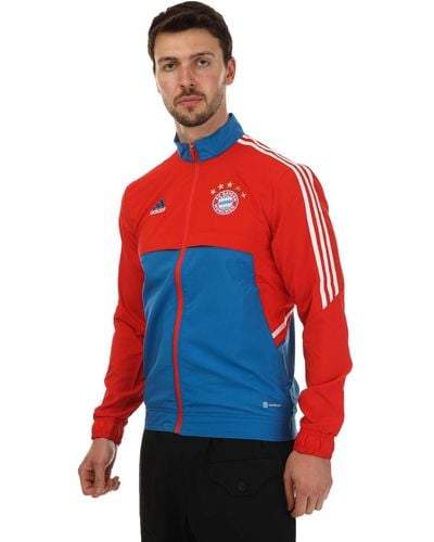 adidas Bayern Munich Pre Match Track Jacket - Red