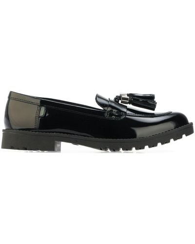 Kickers Lachly Loafer Tassle Shoes - Black