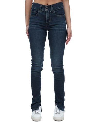 Levi's 311 Shaping Skinny Slit Hem Jeans - Blue