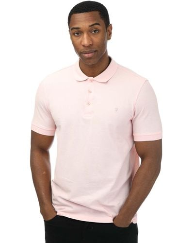 Farah Cove Organic Modern Fit Polo Shirt - Pink