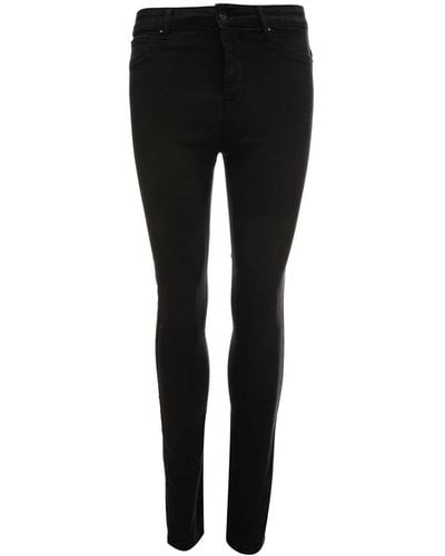 ONLY Mila-iris High Waist Skinny Jeans - Black