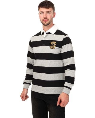 BBCICECREAM Striped Rugby Shirt - Black