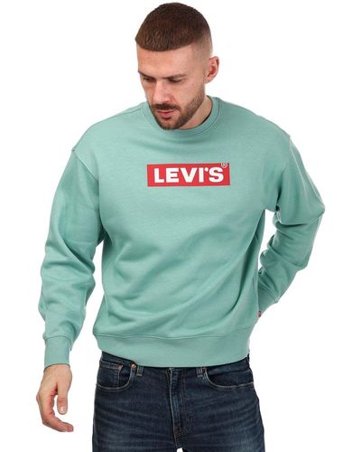 Levi's Relaxed Graphic Crew Sweatshirt - Green