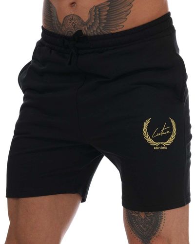 The Couture Club Crest Logo Shorts - Black