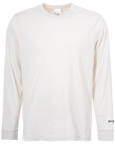 Nudie Jeans Co Rebirth Relaxed Fit Long Sleeve T-shirt - White