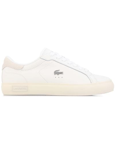 Ladies white lacoste pumps online