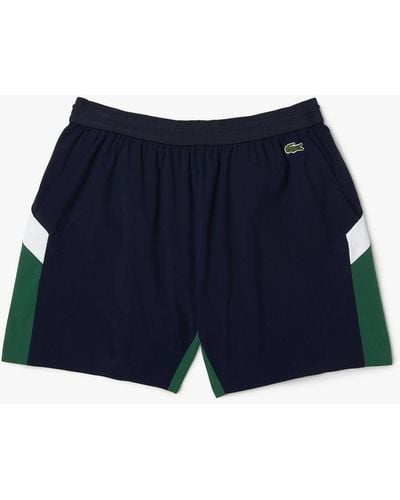 Lacoste Recycled Polyamide Colourblock Swimming Trunks - Blue