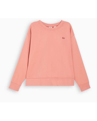 Levi's Plus Standard Crew Sweatshirt - Pink