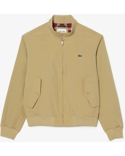 Lacoste Water-repellent Light Twill Jacket - Natural