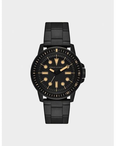 Armani Exchange Leonardo Watch - Black