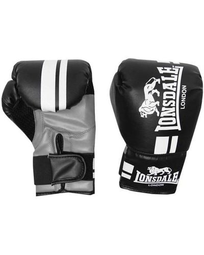Lonsdale London Contender Boxing Gloves - Black