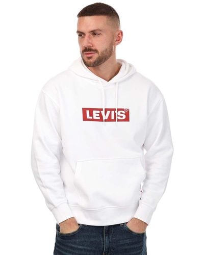 Levi's Relaxed Graphic Hoody - White