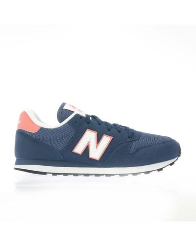 New Balance 500 Trainers - Blue