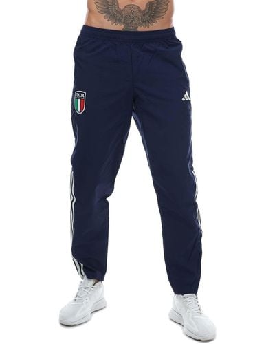 adidas Italy 2023/24 Presentation Trousers - Blue