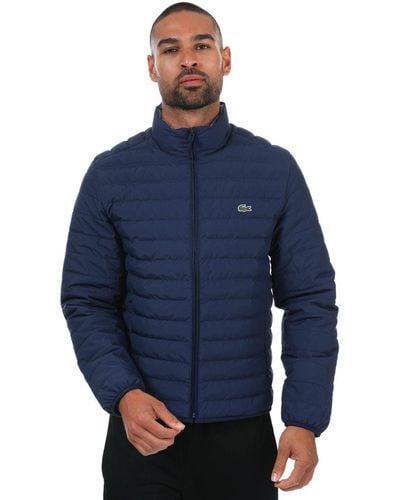 Lacoste Lightweight Quilted Jacket - Blue