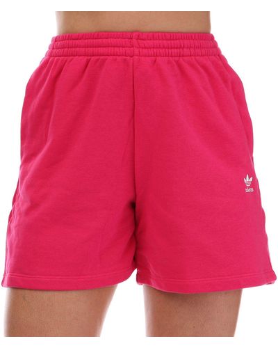 adidas Originals Adicolor Essentials French Terry Shorts - Red