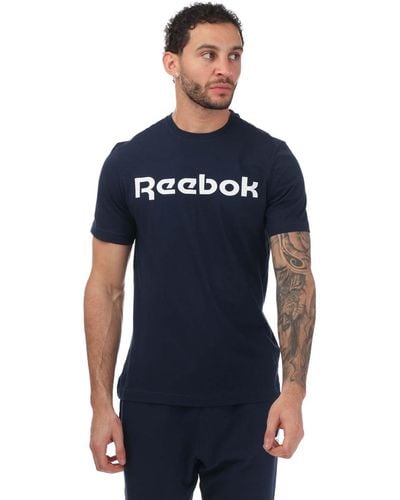 Reebok Graphic Series Linear Logo T-shirt - Blue