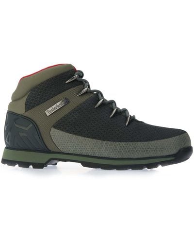 Timberland Euro Sprint Mid Lace Waterproof Hiking Boots - Green