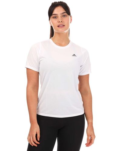 adidas Run Icons Running T-shirt - White