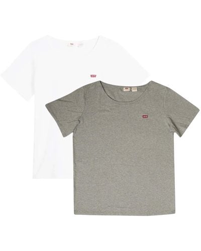 Levi's Plus 2 Pack T-shirts - Grey
