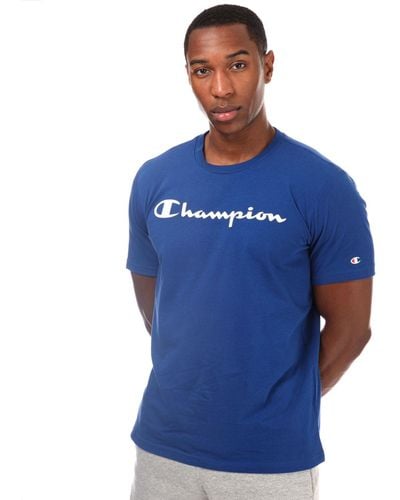 Champion Crew Neck T-shirt - Blue
