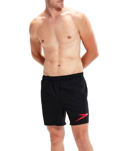 Speedo Sports Solid 16" Water Shorts - Black