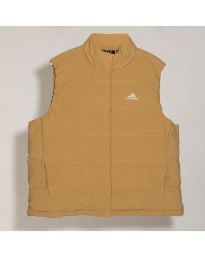 adidas Helionic Down Vest - Natural