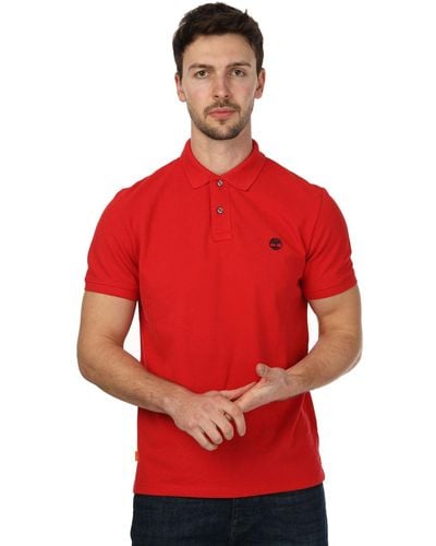 Timberland Millers River Polo Shirt - Red