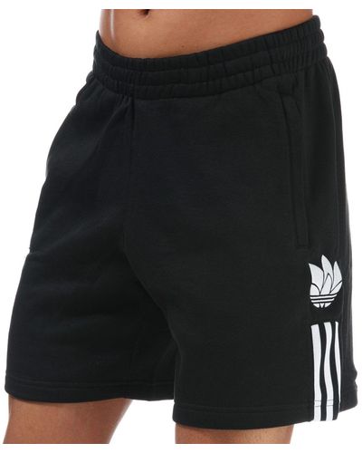 adidas Originals Adicolor 3d Trefoil 3-stripes Sweat Shorts - Black